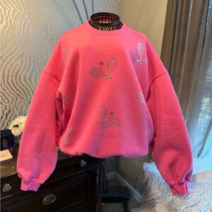 Judith March Vibrant Pink Sweatshirt